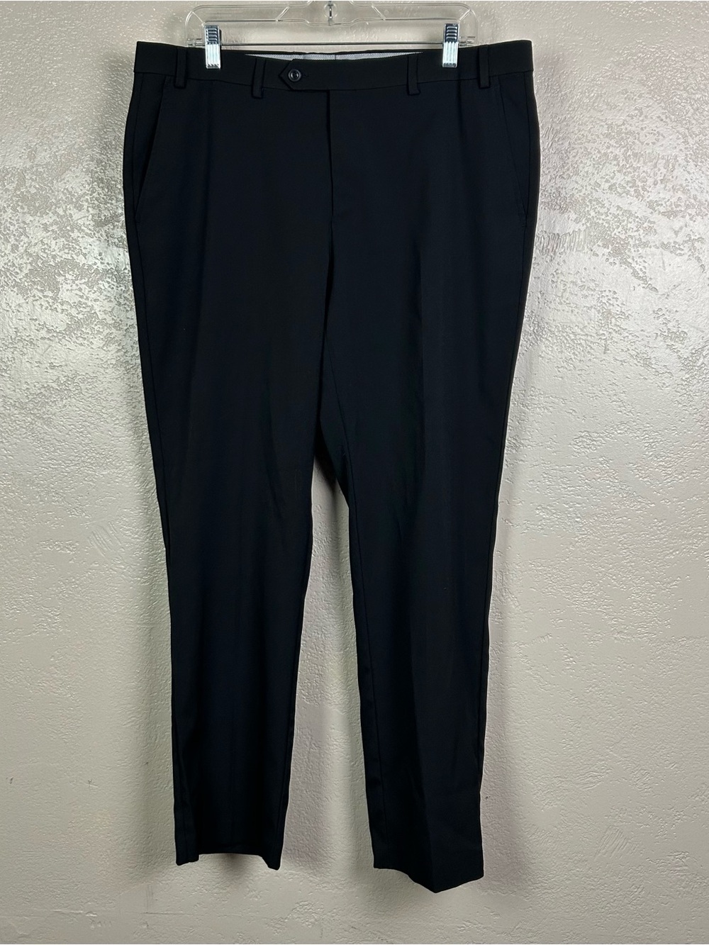 Michael Kors Men's Black Dress Pants - Classic Flat Front Sz 38W/30L
